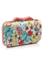 Floral And Gem Printed Clutch, Accessorize, 3,450 INR